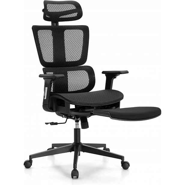 Ergonomická Kancelářská Židle S Nastavitelnou Podnožkou
