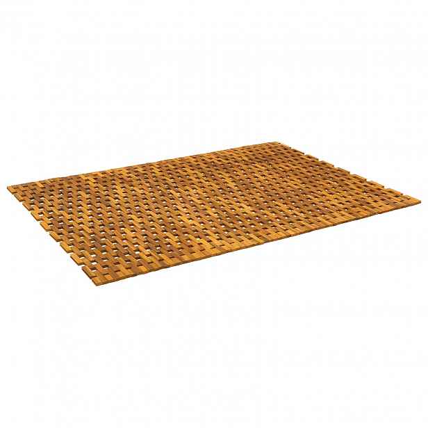 vidaXL Koupelnové předložky Přírodní 105 x 160 cm