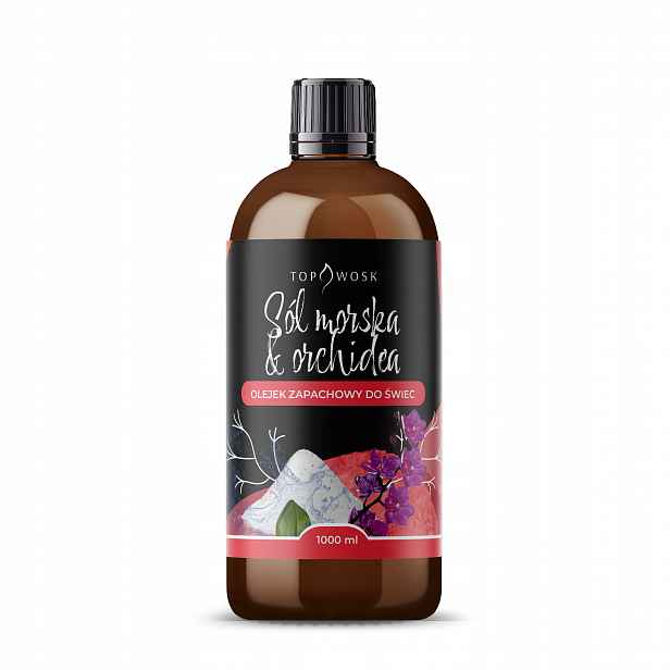 Vonný olej na svíčky Mořská sůl a Orchidej 1000 ml
