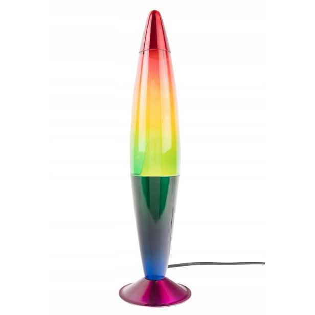 Dekorativní Lávová Lampa Leitmotiv Rainbow Rocket Lava LM2186GR 41,5 cm
