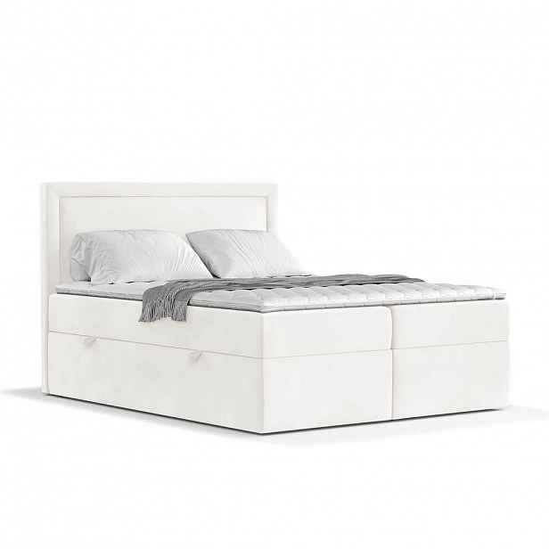 AltaBeds KONTINENTÁLNÍ postel JODAN 160/200 cm Krémová