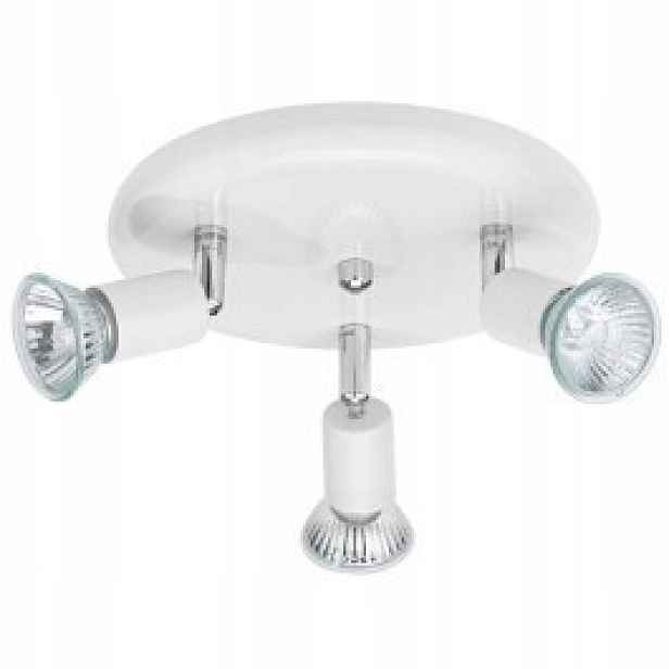 Bílá lampa 3sp lampa GU10 Leya stropní svítidlo nastavitelná