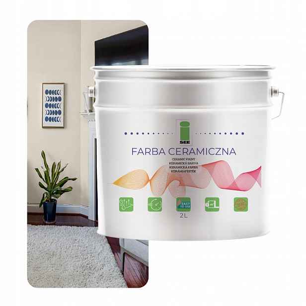 Omyvatelná Barva Na Stěnu, Krémová, 2 L, Odolná Proti Skvrnám