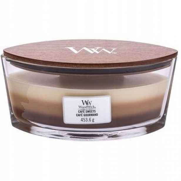 WoodWick Cafe Sweets Trilogy Loď (dezert v kavárně) Vonná svíčka 453,6 g