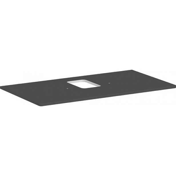 Deska pod umyvadlo Hansgrohe Xelu Q 98x1,6x55 cm šedá matná 54121910