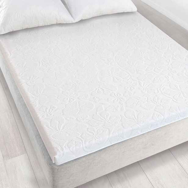 Froté prostěradlo bez gumičky 150x205 bílé Tulipán Zwoltex