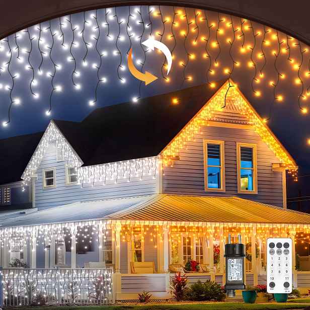 Led lampy 15 m 400 ks do zahrady i interiéru, teplé i studené bílé