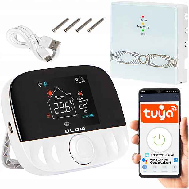 Řidicí Jednotka Ke Kotli Tuya Topení Kamna Wifi Modul Rf Termostat Regulátor