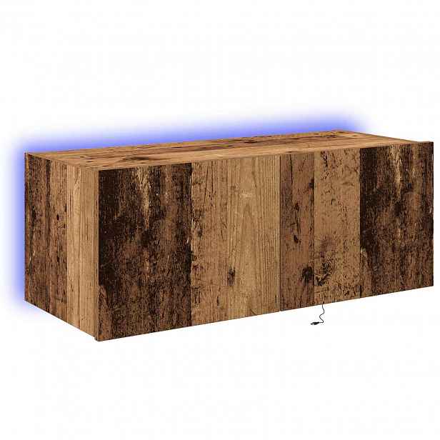 vidaXL TV wall cabinet 80 x 35 x 31 cm Staré dřevo Kompozitní dřevo