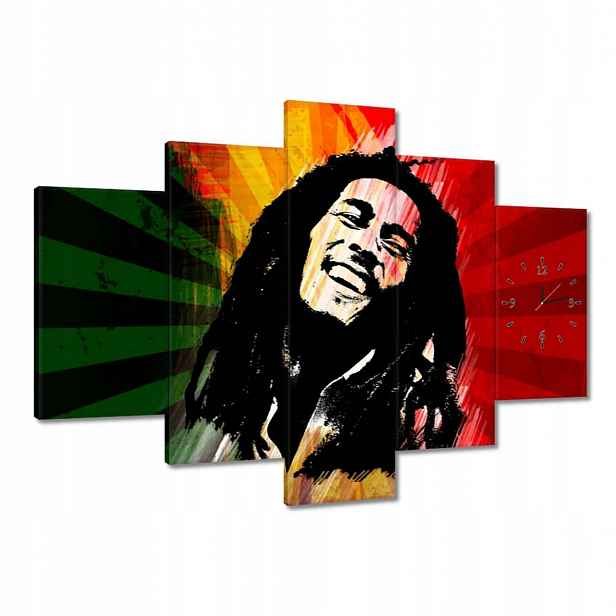 Hodiny 150x105 Bob Marley Reggae