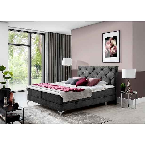 Boxspring Adel Barva korpusu: Dora 95, Rozměr: 160 x 200 cm