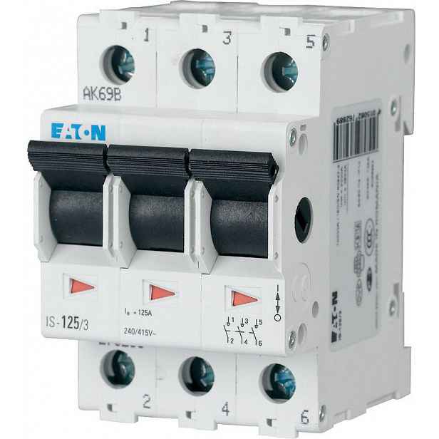 Eaton Modulární Izolační Odpojovač 40A 3P 3 M Din IS-40/3