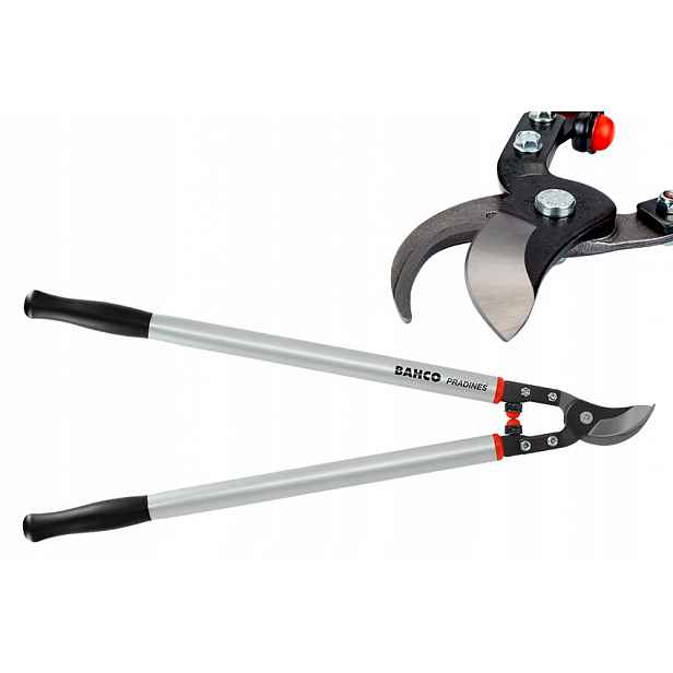 Zahradní nůžky s broušeným hákovým ostřím řezání do 45 mm Bahco 750 mm