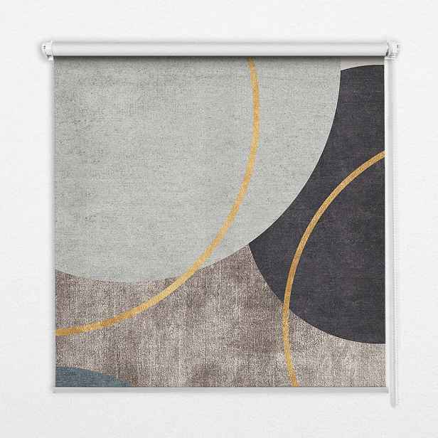 TULUP VNITŘNÍ roleta - okenní roleta - roleta - 80x140 cm - Abstrakce