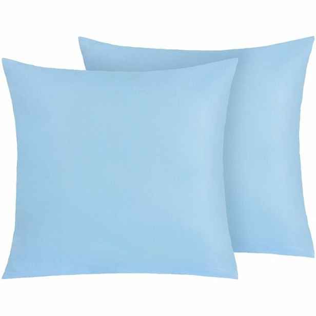 Bellatex Bavlněné povlaky na polštář modrá, 40 × 40 cm, 2 ks, 40 x 40 cm