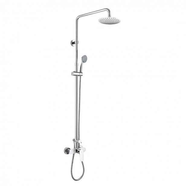 Mereo Viana - Sprchový set s baterií, průměr 20 cm, 3 proudy, chrom CBE60104SC