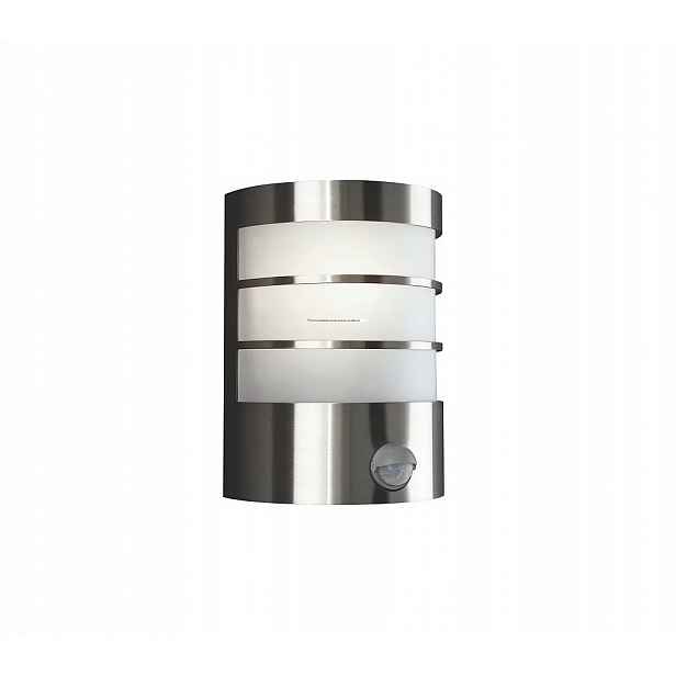 Zahradní nástěnné svítidlo Fasádní lampa E27 IP44 Snímač pohybu soumraku Philips
