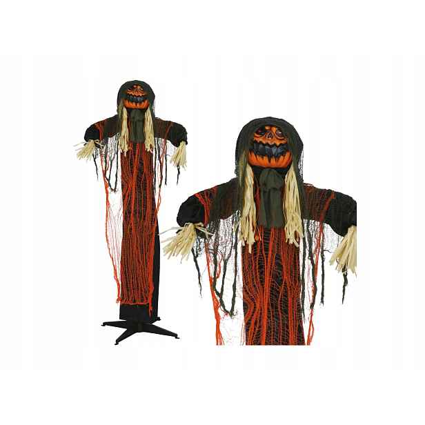 Stojací dekorace – strašák – 185 cm – 1 ks