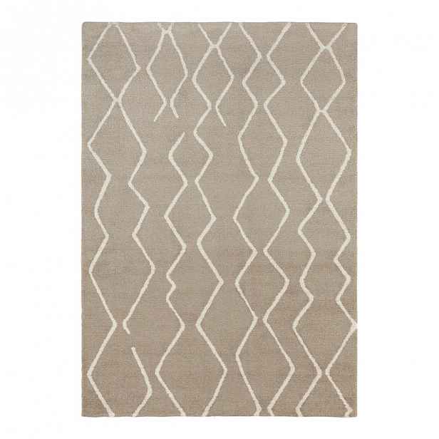 Béžovo-krémový koberec Elle Decor Glow Vienne, 80 x 150 cm
