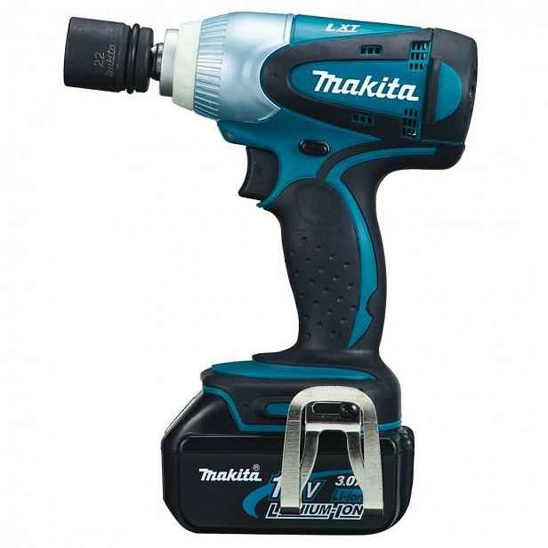 Makita - 18V AKU rázový utahovák, 2x aku 5,0 Ah, nabíječka DTW251RTJ