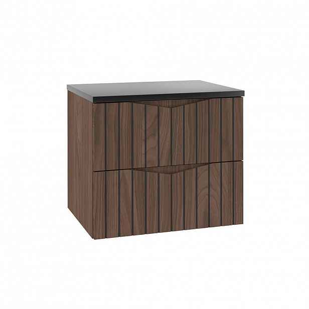 Petits-meubles SKŘÍŇKA POD UMYVADLO 60.6cm Siena Dřevo a černá