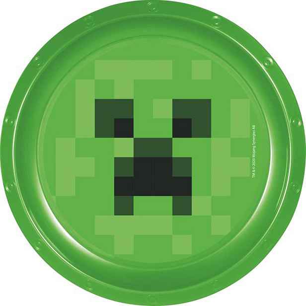 STOR Plastový talíř MINECRAFT 22cm