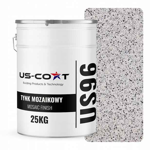 Mozaiková Omítka Mozaika 25 Kg Barva Šedá Světlá M31 Ozdobná Pryskyřičná Fasáda