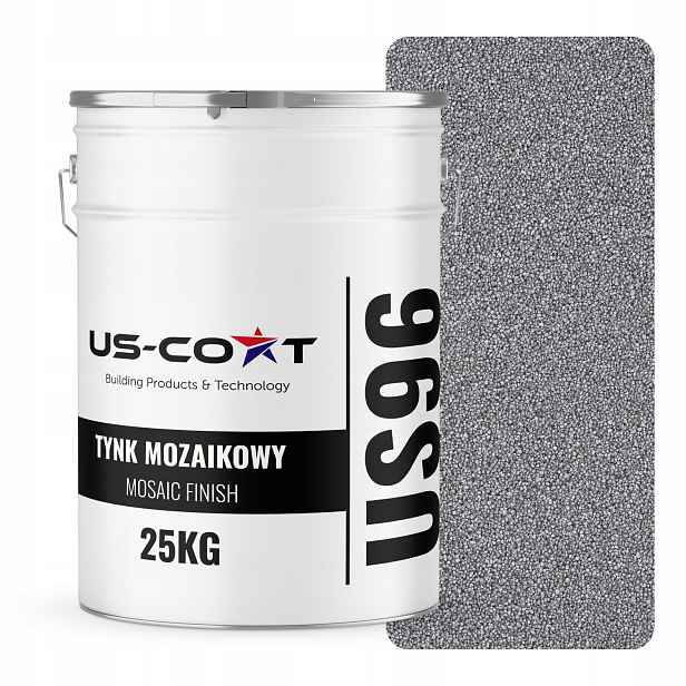 Mozaiková Omítka Mozaika 25 Kg Stříbrná Barva M11 Ozdobná Pryskyřičná Fasáda