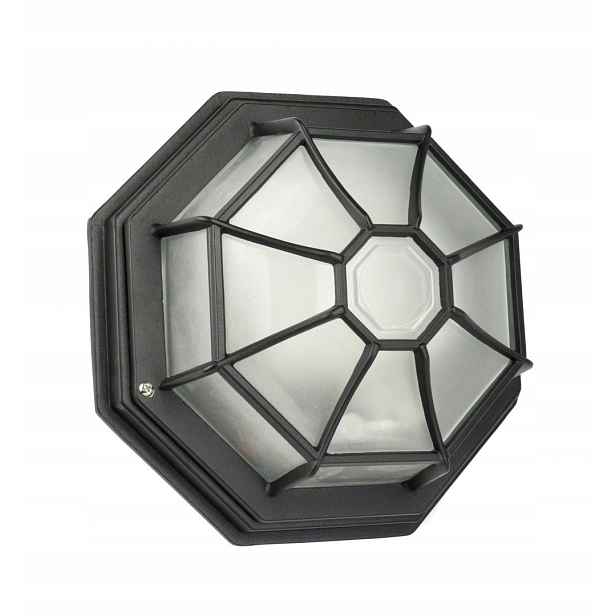 Stropní Svítidlo nástěnný venkovní zahradní černý retro 26.5 cm IP44 Su-ma