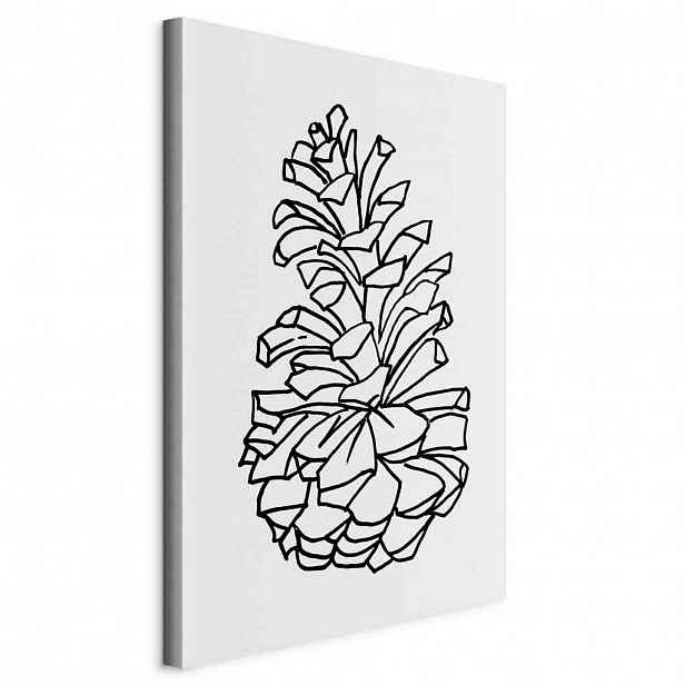 artgeist MALBA NA PLÁTNĚ, abstraktní, stromy, 40/60/1,2 cm