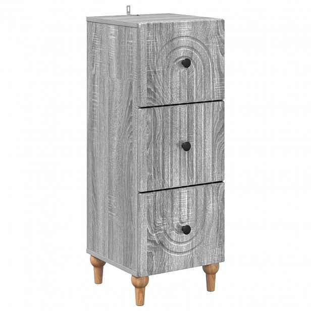 vidaXL Skříň se zásuvkami 33 x 34,5 x 90 cm Kompozitní dřevo