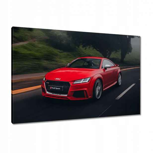 Obrazy 90x60 Červené Audi Auto