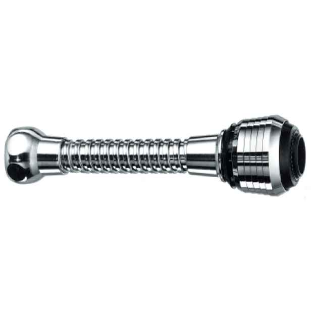 Itálie Perlátor s kloubem a s přepínací sprškou dlouhý M22x1 - černý/chrom Italy Quality
