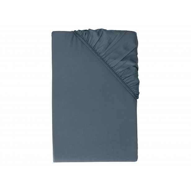 Livarno® Napínací prostěradlo z bambusové viskózy Premium, 140-160 x 200 cm (navy modrá)