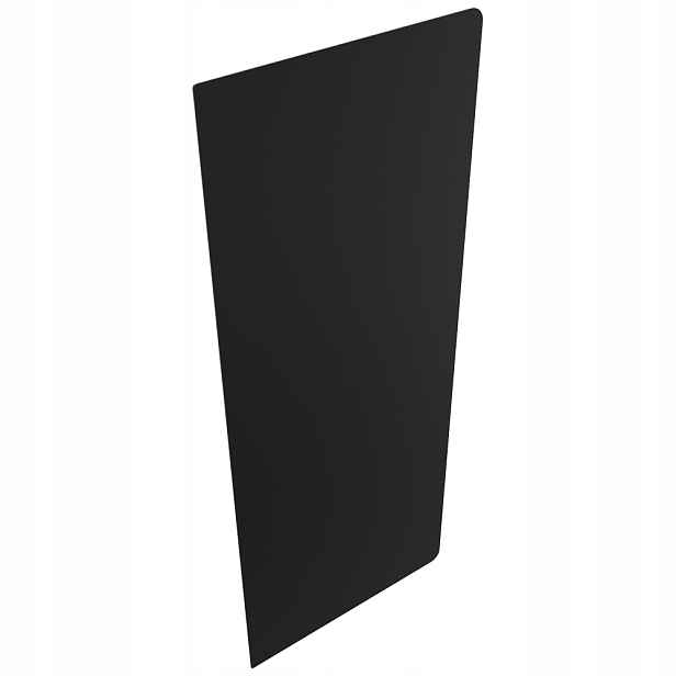Ocelová základna pod kamna Vzor 7 40 x 100 cm černá