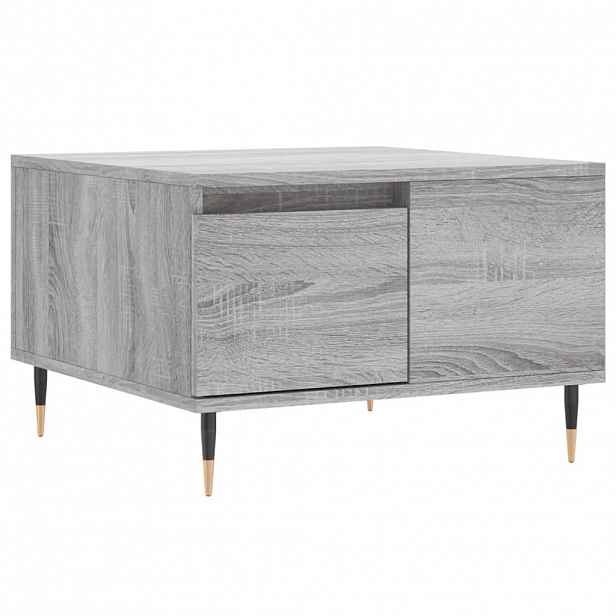 vidaXL Konferenční stolek šedý sonoma 55x55x36,5 cm kompozitní dřevo