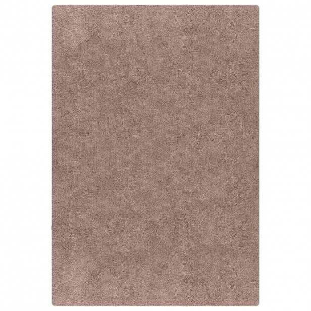vidaXL Protiskluzový Shaggy koberec Hnědá 80 x 150 cm PP