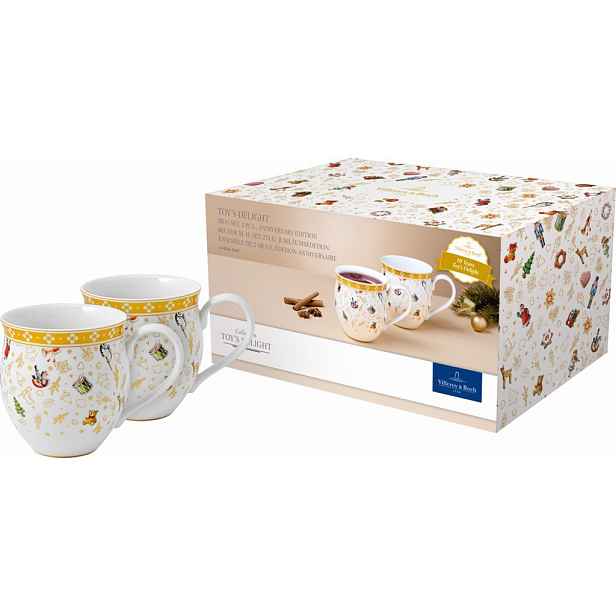 Villeroy & Boch Toy´s Delight sada dvou vánoční hrnků, výroční edice, 0,44 l