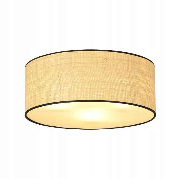 Stropní Svítidlo stropní svítidlo Emibig Aston 3xE27 10W ratan černo-hnědá