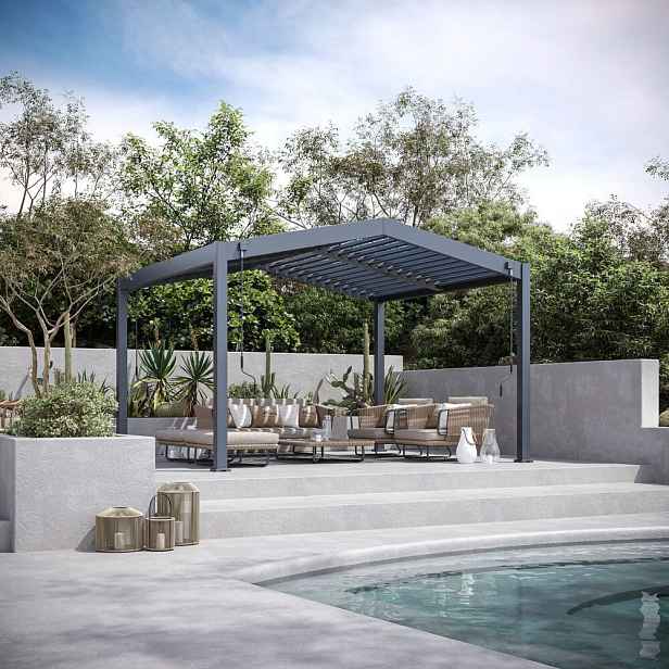 Bioklimatická pergola APEX 3,6x4 m Rojaplast