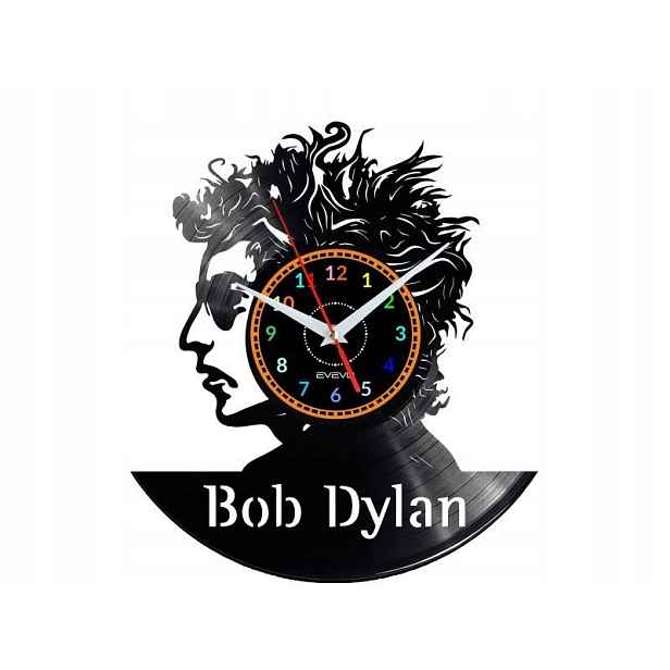 Bob Dylan Dárek Originální dekorace do domu Hodiny z vinylové desky
