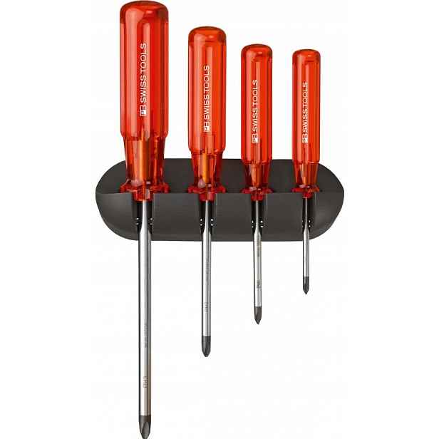 Sada šroubováků Ph 4-dílná v nástěnném držáku Classic Pb Swiss Tools