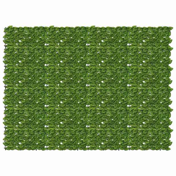 vidaXL Clona na balkon s listy Zelená a žlutá 200 x 150 cm