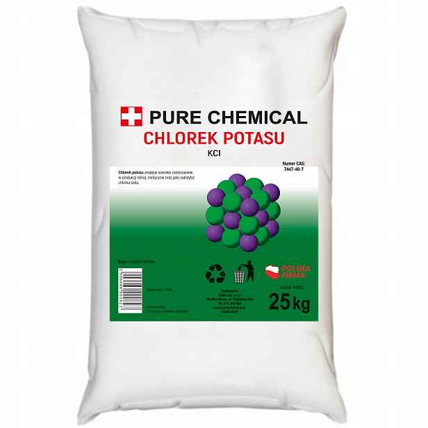Chlorid Draselný Čistý Kci Draselná Sůl 99,9% 25 kg
