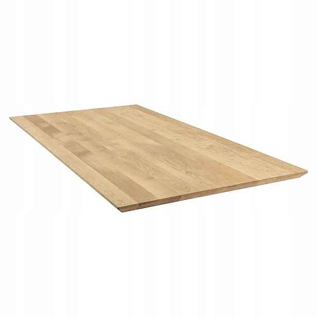 Deska stolu Exclusivholz se švýcarským okrajem, Dub 190X85X2.6CM