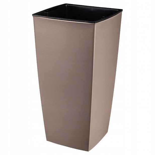 Květináč vysoký Melrose Glamour mokka 57 cm s vložkou