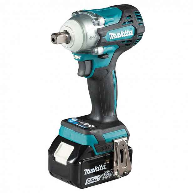 Makita - 18V AKU rázový utahovák, 2x aku 5,0 Ah, nabíječka DTW301RTJ