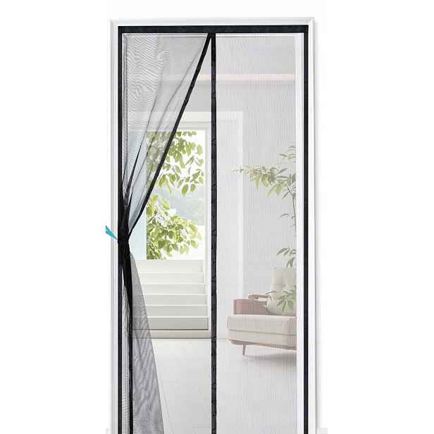 Moskytiéra na dveře 65x210 cm, průhledná síťka proti hmyzu