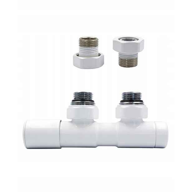 Ventil reg 50 mm Twins bílý levý GZ1/2