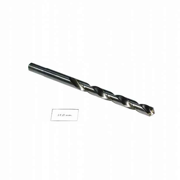 Vrták spirálový dlouhý Hss 14x214 mm. Pro kov, dřevo a plasty. DIN340